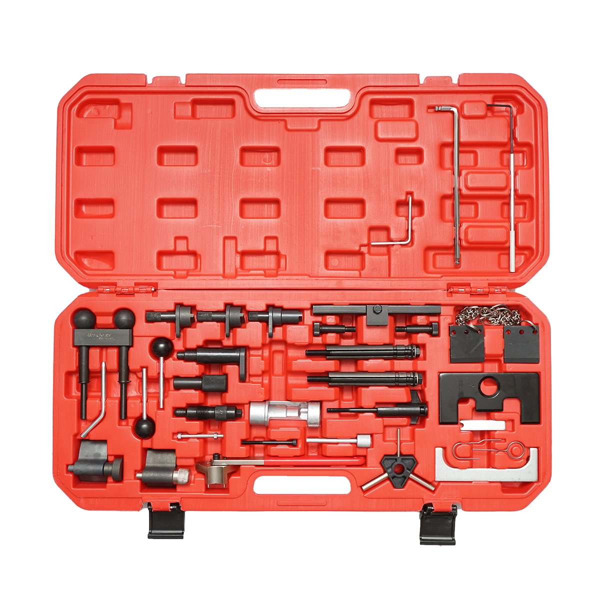 Trusa cale blocare si fixare distributie VW, Audi, Seat, Skoda pe benzina si diesel 34 piese Breckner Germany